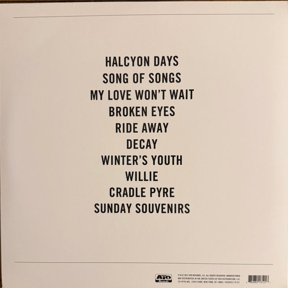 Back Cover: Two Gallants – The Bloom and The Blight Vinyl LP | Relix