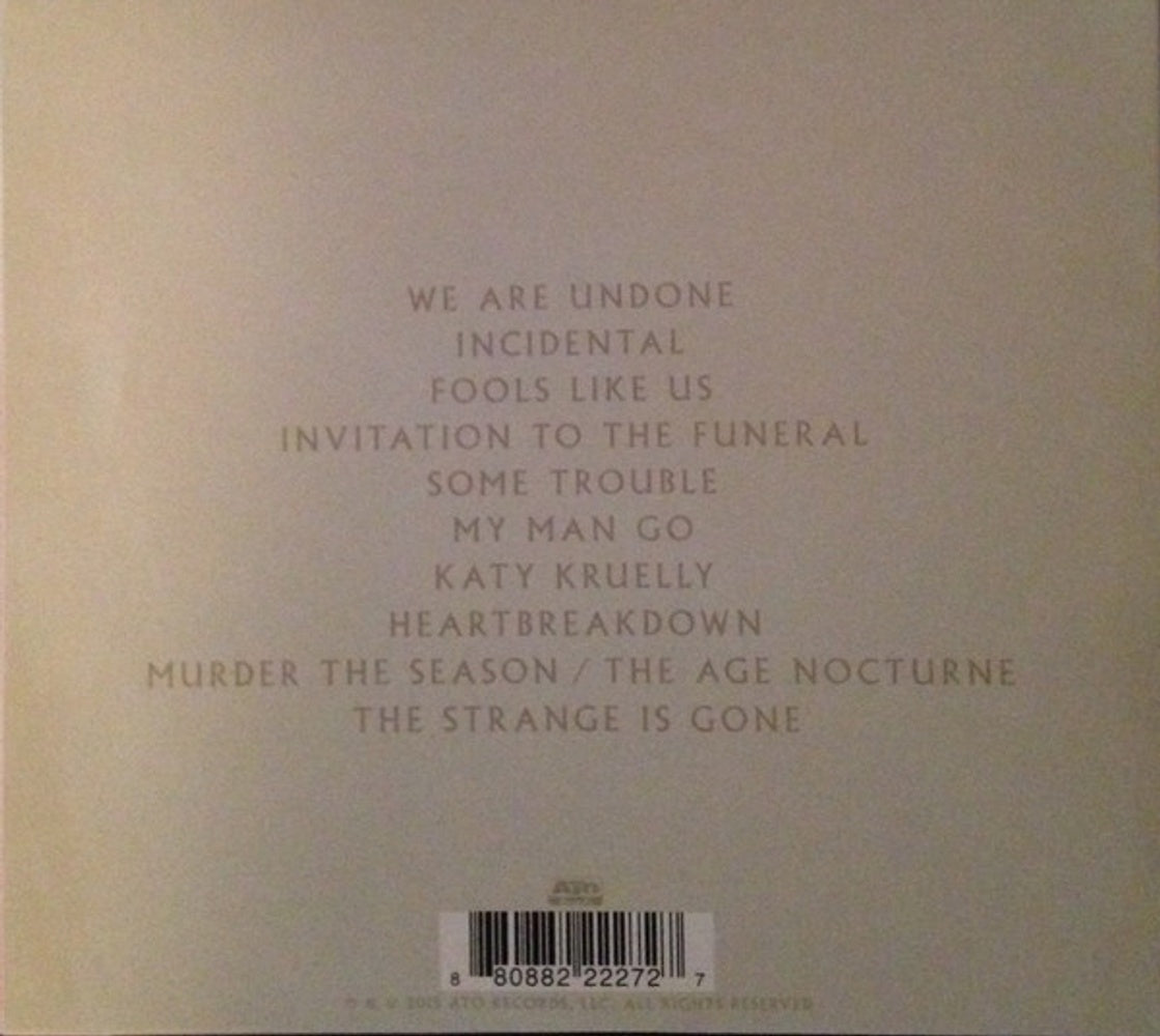 Back Cover: Two Gallants – We Are Undone CD | Relix