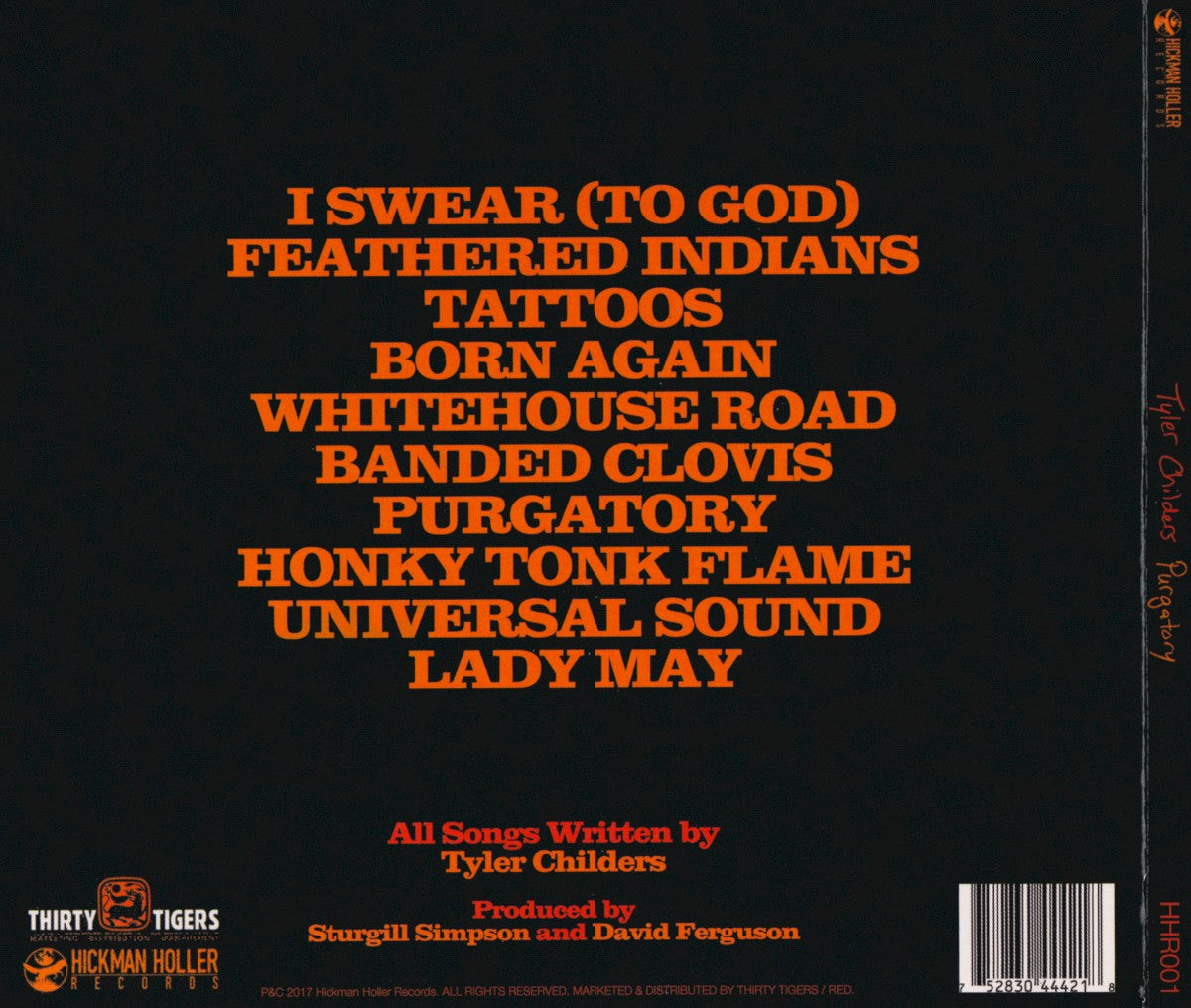 Back Cover: Tyler Childers – Purgatory CD | Relix