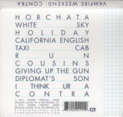 Back Cover: Vampire Weekend – Contra CD | Relix