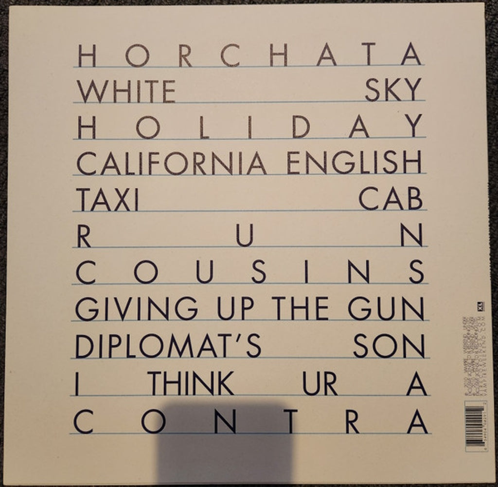 Back Cover: Vampire Weekend – Contra Vinyl LP | Relix