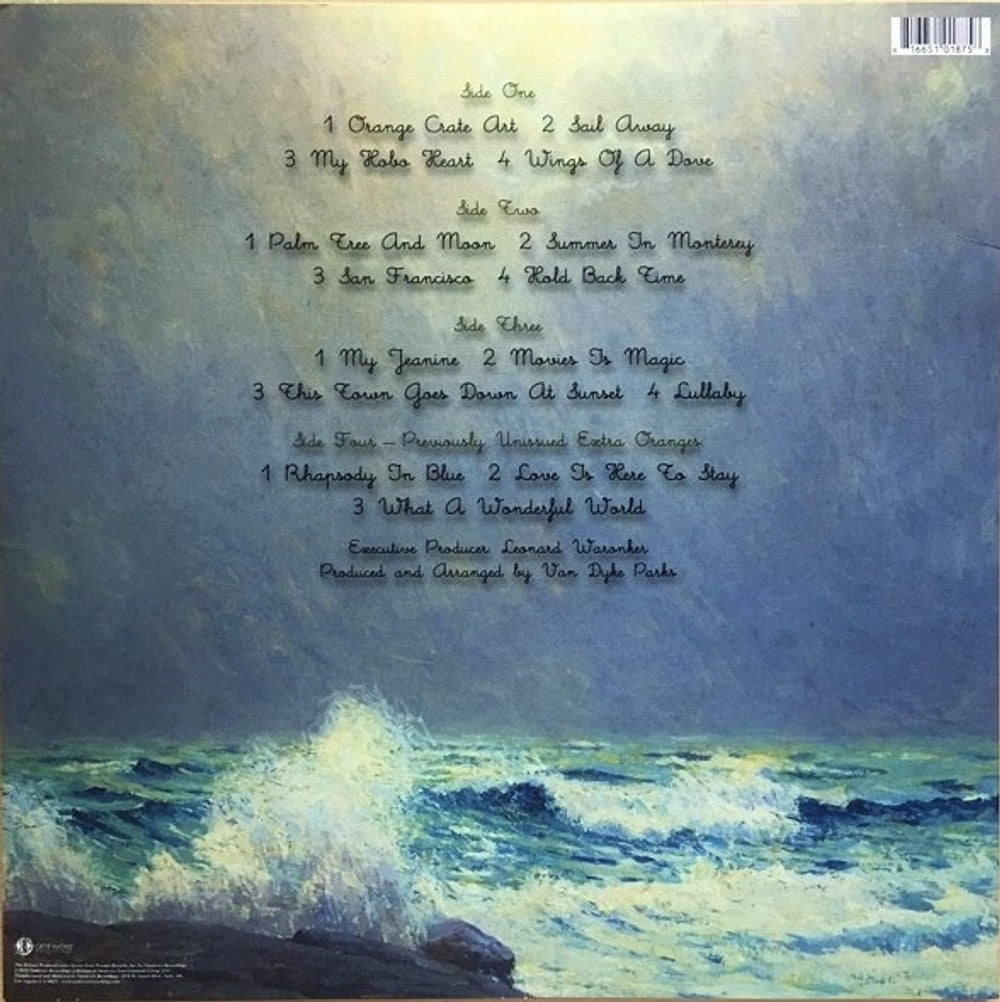 Back Cover: Van Dyke Parks – Orange Crate Art Vinyl LP | Relix