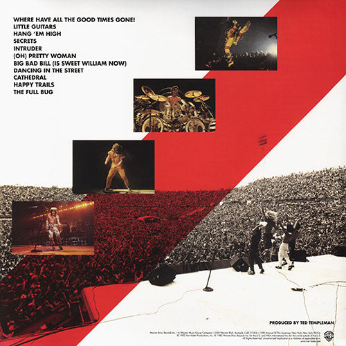Back Cover: Van Halen – Diver Down: Remastered Vinyl LP | Relix