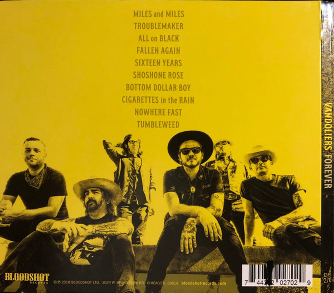 Back Cover: Vandoliers – Forever CD | Relix