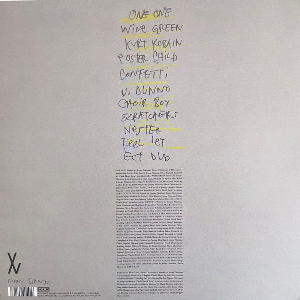 Back Cover: Velvet Negroni – Neon Brown Vinyl LP | Relix