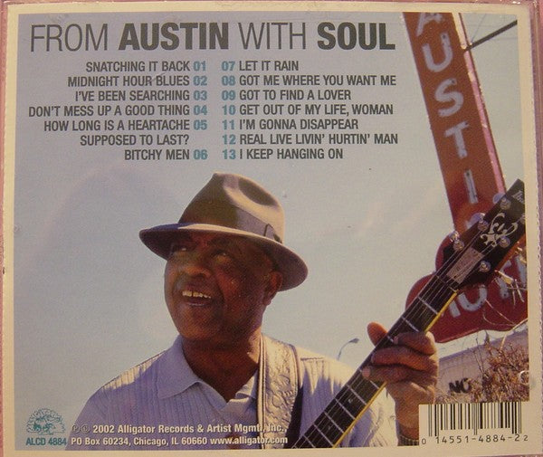Back Cover: W.C. Clark – From Austin with Soul CD | Relix