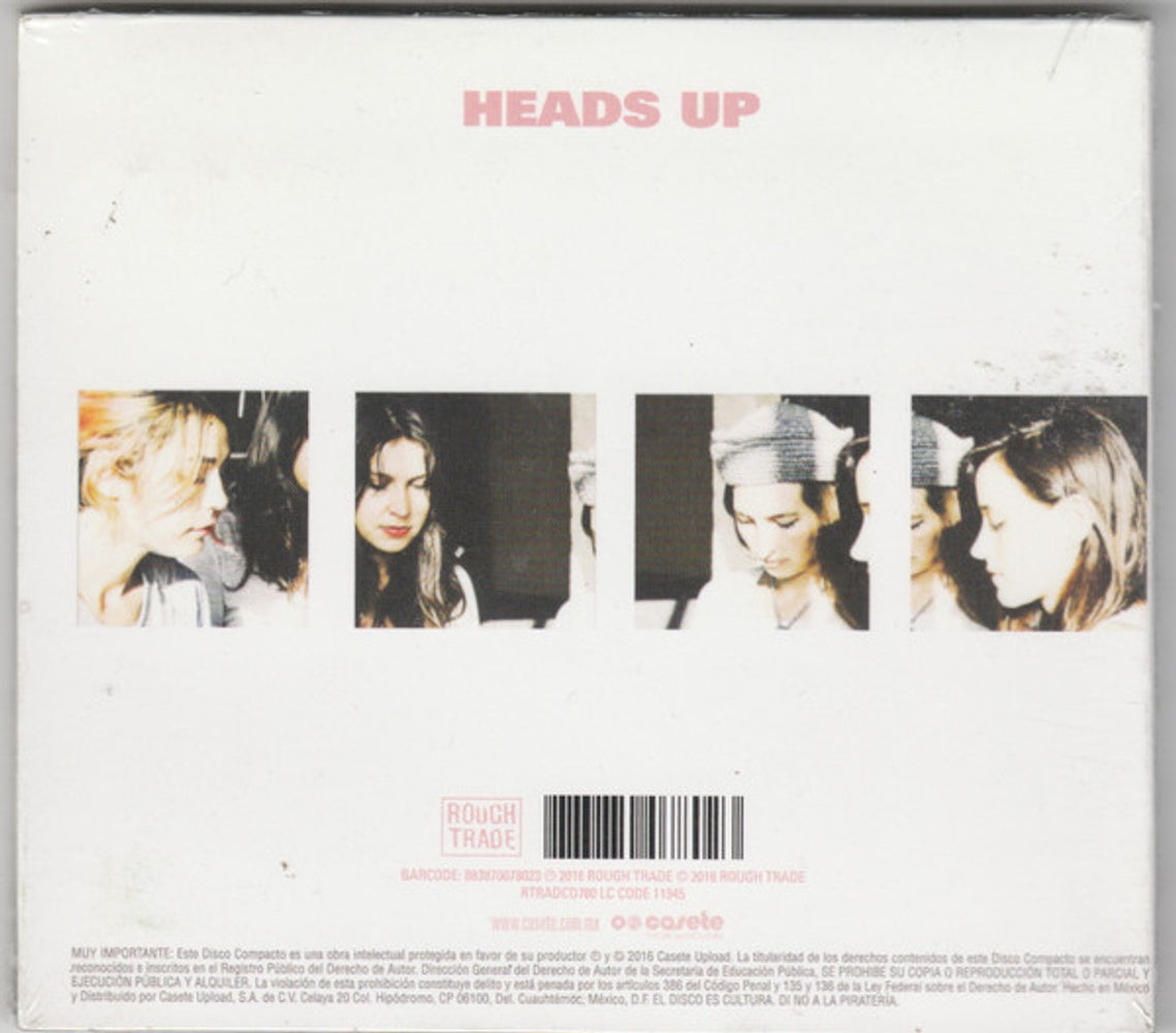 Back Cover: Warpaint – Heads Up CD | Relix