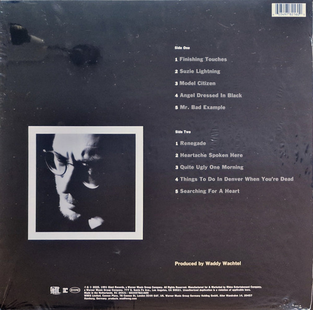 Back Cover: Warren Zevon – Mr Bad Example (Rktbr25, Bme LP Vinyl) Vinyl LP | Relix