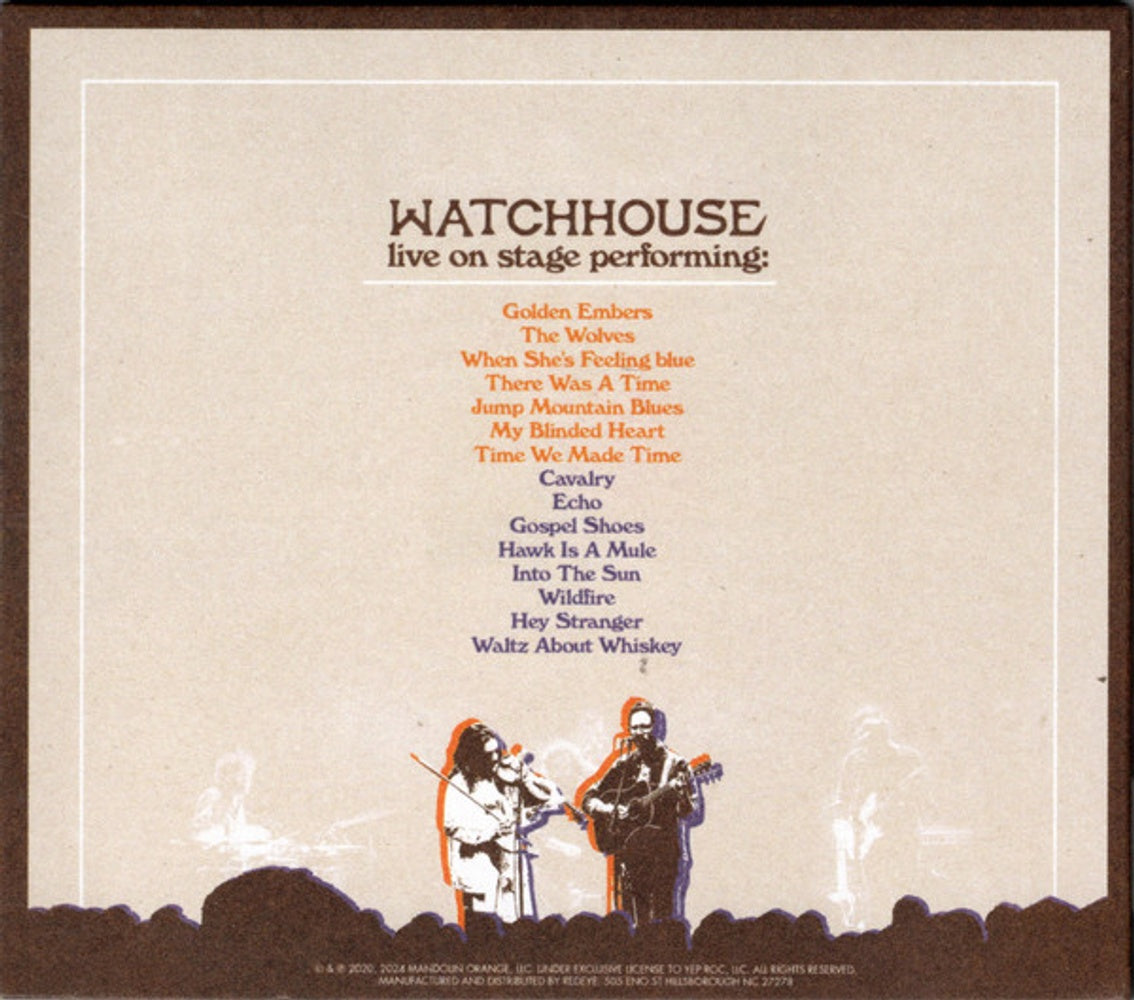 Back Cover: Watchhouse – Austin City Limits Live At The Moody Theater CD | Relix