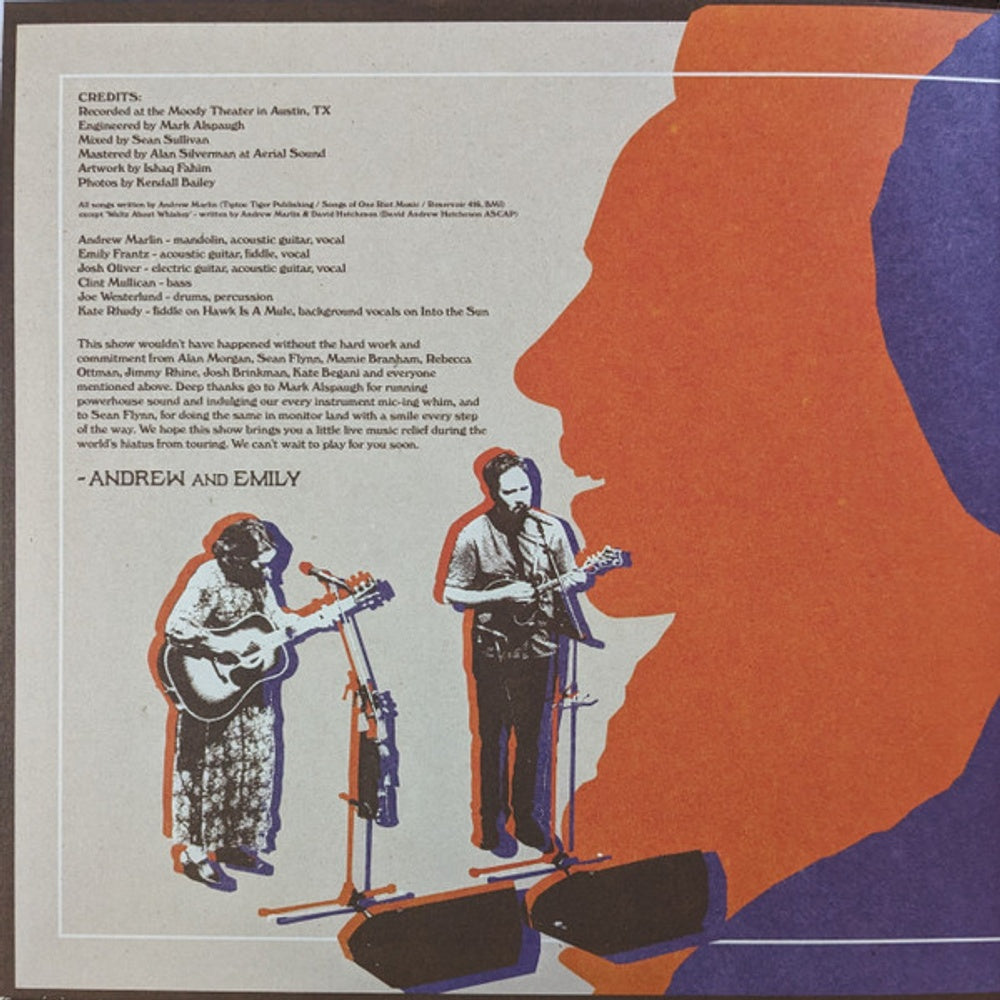 Back Cover: Watchhouse – Austin City Limits Live At The Moody Theater (Clear Smoky LP Vinyl) Vinyl LP | Relix