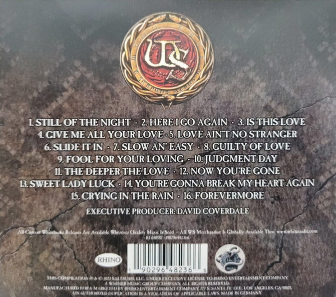 Back Cover: Whitesnake – Greatest Hits: Revisited, Remixed, Remastered CD | Relix