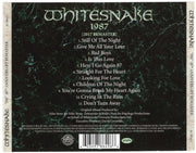 Back Cover: Whitesnake – Whitesnake (30th Anniversary Edition CD) CD | Relix