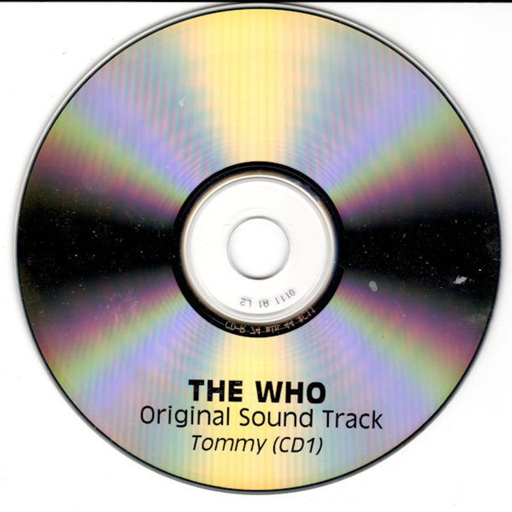 Back Cover: Who – Tommy (CD) CD | Relix
