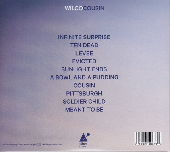 Back Cover: Wilco – Cousin CD | Relix