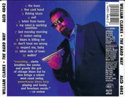 Back Cover: William Clarke – Hard Way CD | Relix