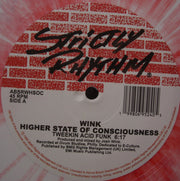 Back Cover: Wink – Higher State Of Consciousness (Colored, Red, Wht 12" Vinyl) Vinyl LP | Relix