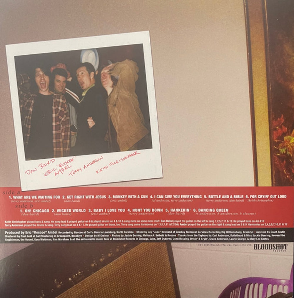 Back Cover: Yayhoos – Fear Not The Obvious (Colored, Red LP Vinyl) Vinyl LP | Relix