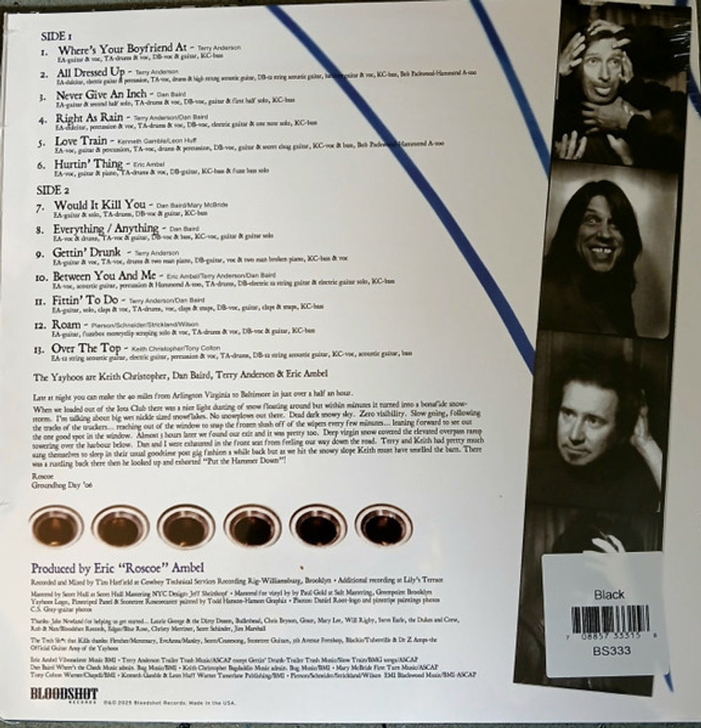 Back Cover: Yayhoos – Put The Hammer Down Vinyl LP | Relix