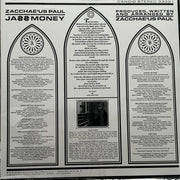 Back Cover: Zacchae'us Paul – Jazz Money Vinyl LP | Relix