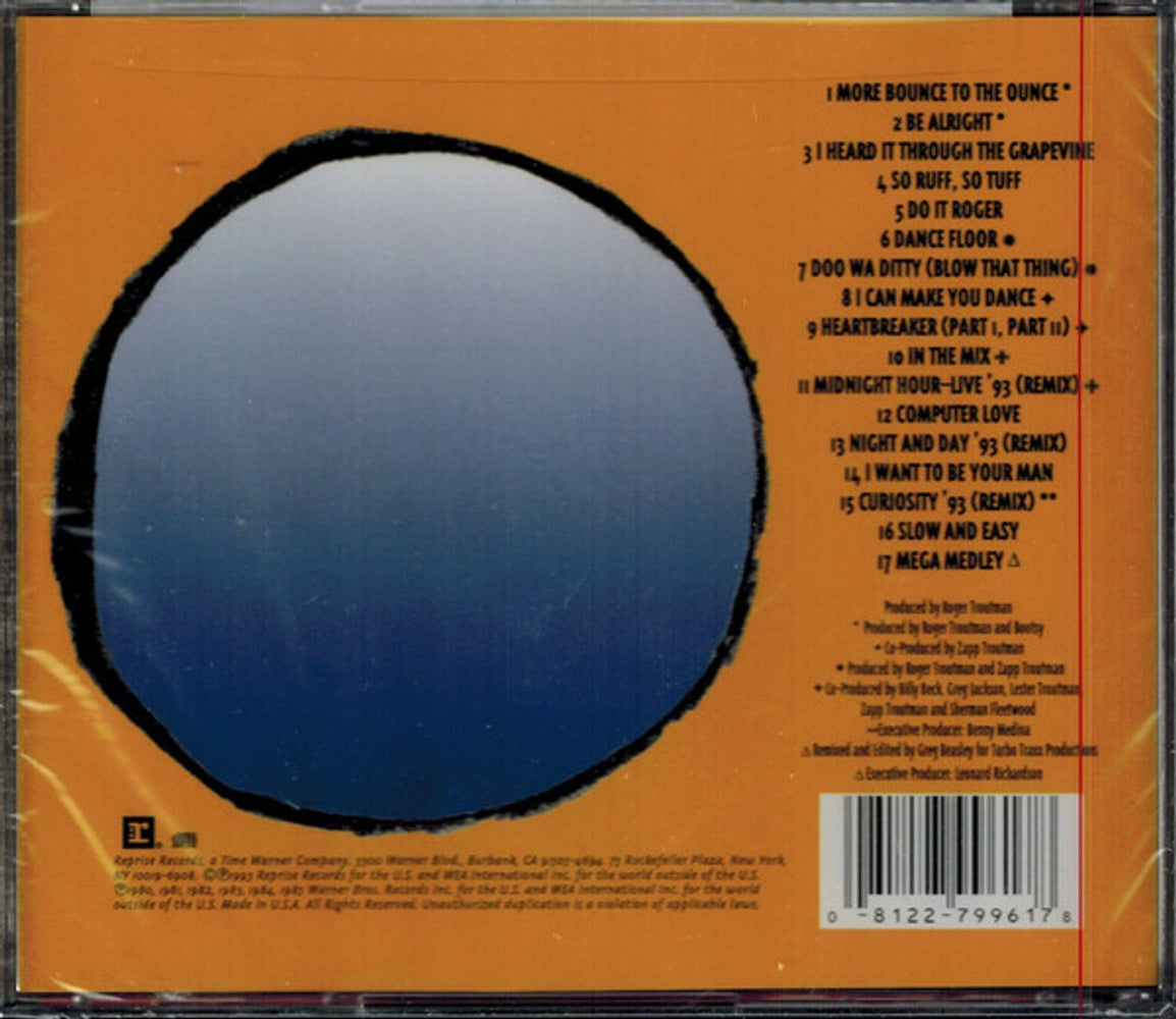 Back Cover: Zapp & Roger – All the Greatest Hits CD | Relix