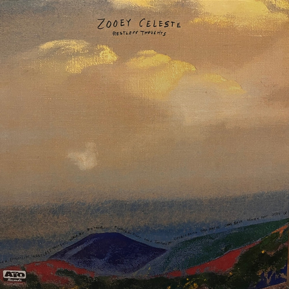 Back Cover: Zooey Celeste – Restless Thoughts (Turquoise LP Vinyl) Vinyl LP | Relix