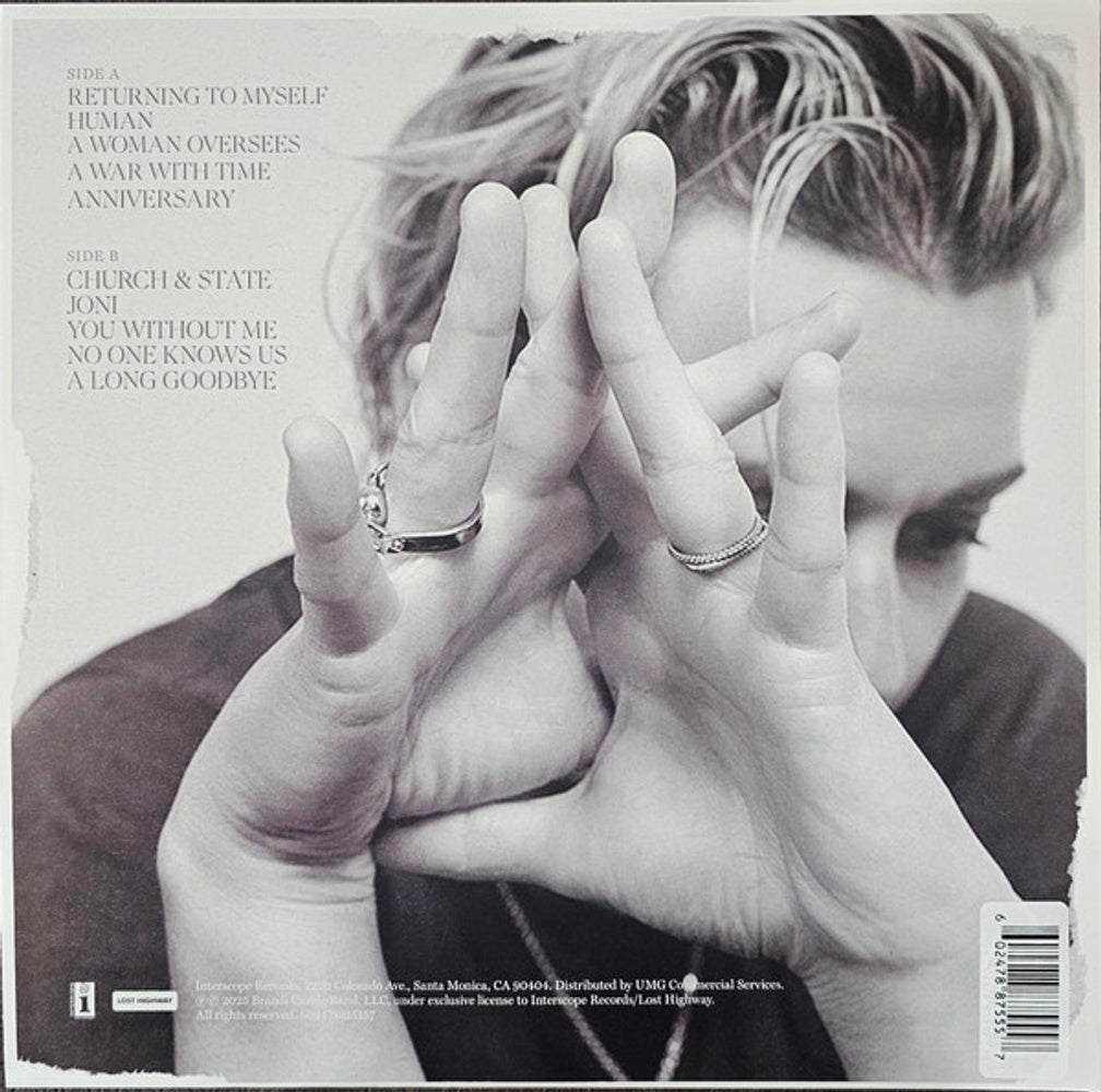Brandi Carlile – Returning To Myself (Retail Exclusive White LP Vinyl) – Back Cover – Relix – 1008x1000px