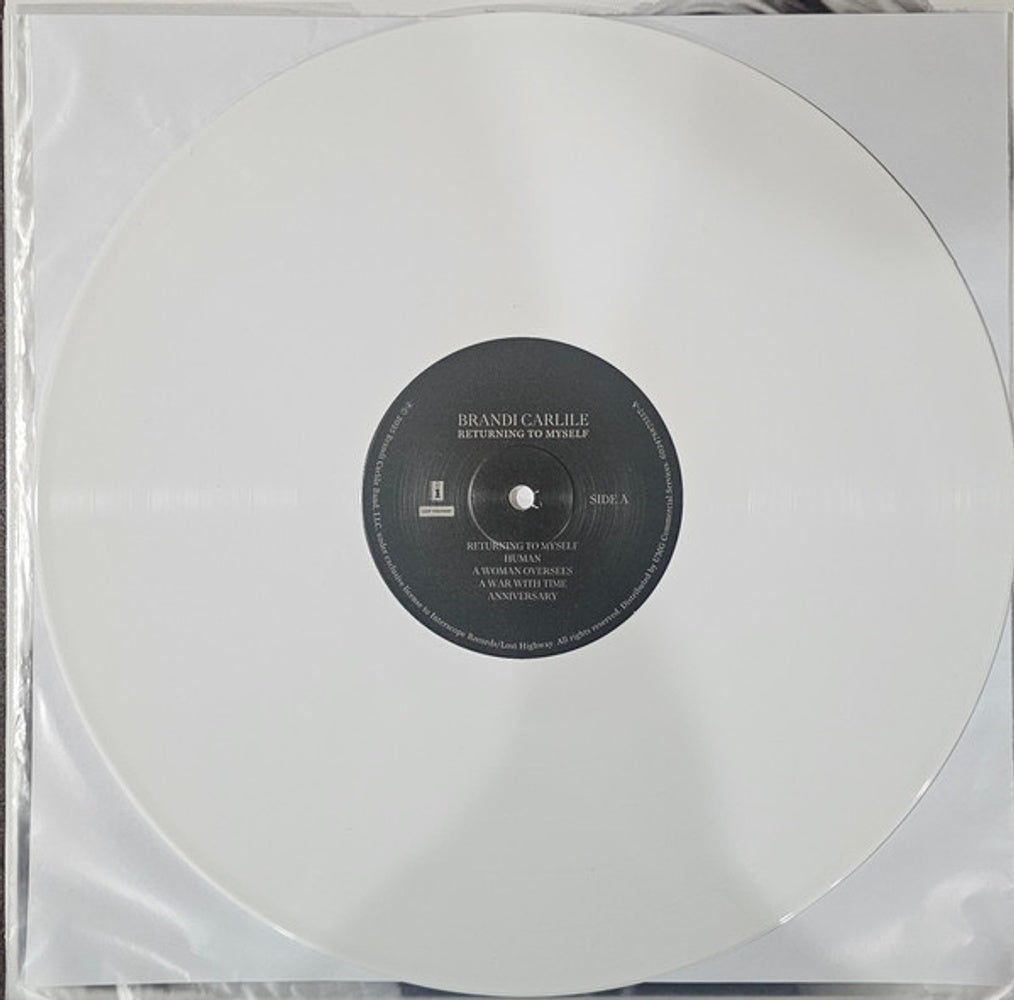Brandi Carlile – Returning To Myself (Retail Exclusive White LP Vinyl) – Label Disc – Relix – 1014x1000px