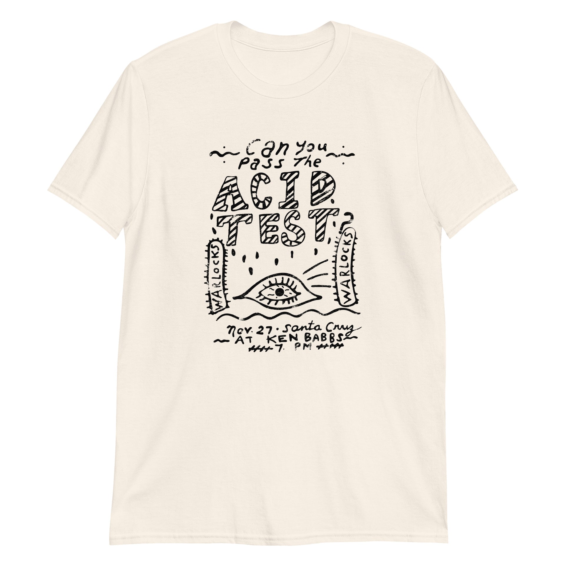 Can You Pass the Acid Test? Throwback Flyer T-Shirt