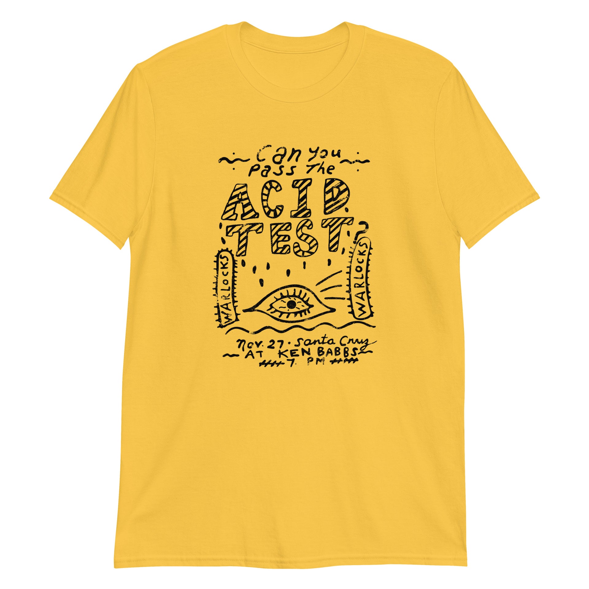 Can You Pass the Acid Test? Throwback Flyer T-Shirt