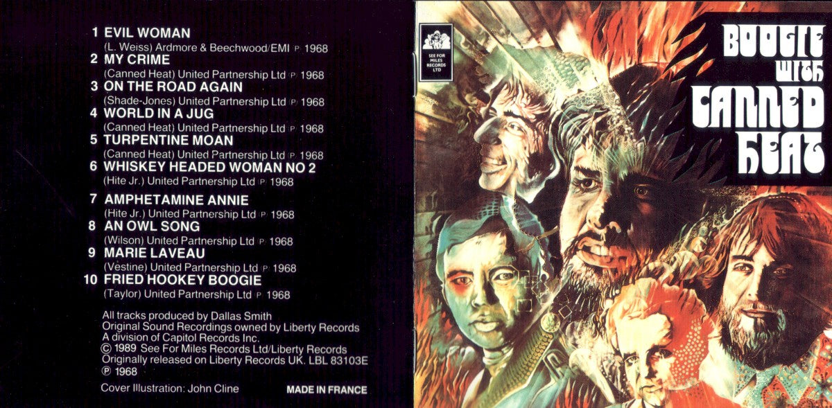 Canned Heat – Boogie With Canned Heat – Gatefold – Relix – 1200x1200px