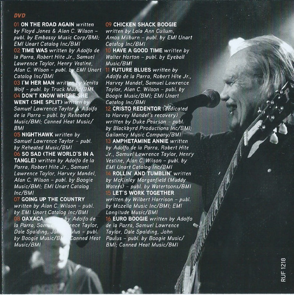 Canned Heat – Songs from the Road – Image – Relix – 1000x1005px