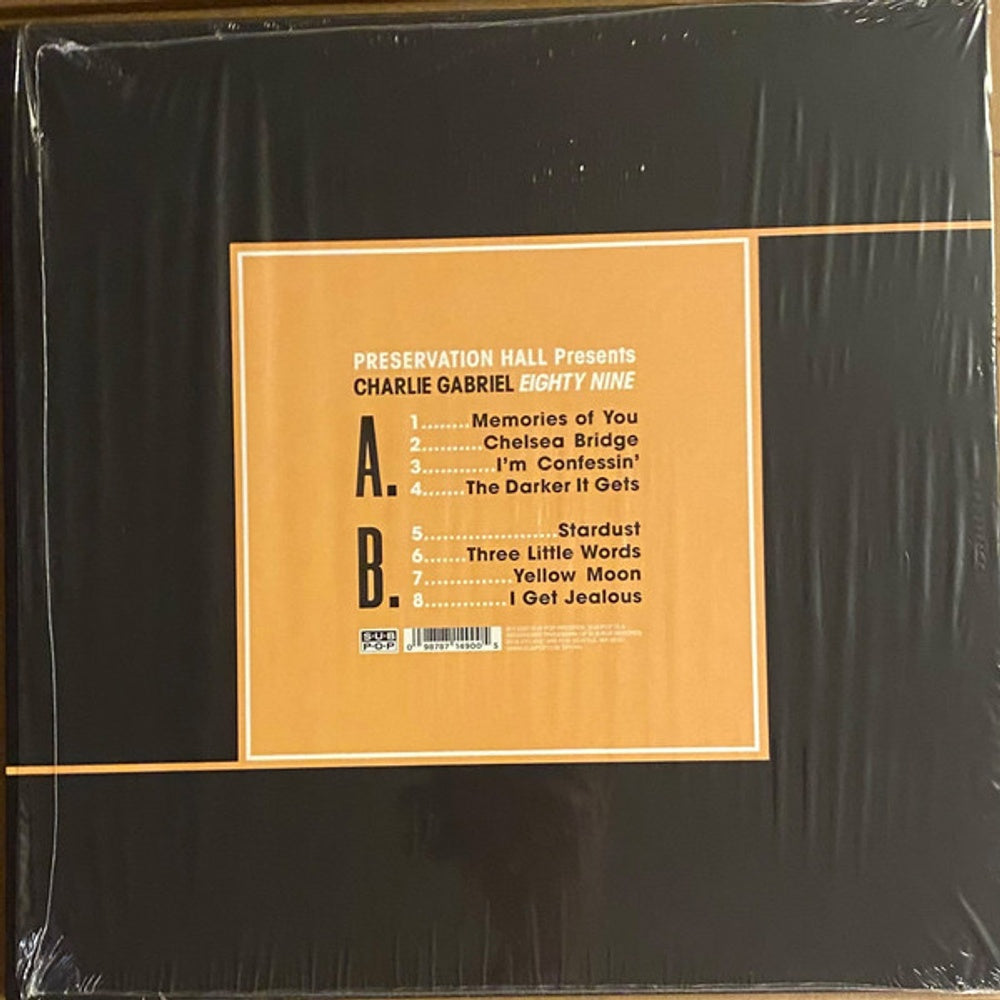 Charlie Gabriel – Eighty Nine (Limited Edition Translucent Gold LP Vinyl) – Back Cover – Relix – 1000x1000px