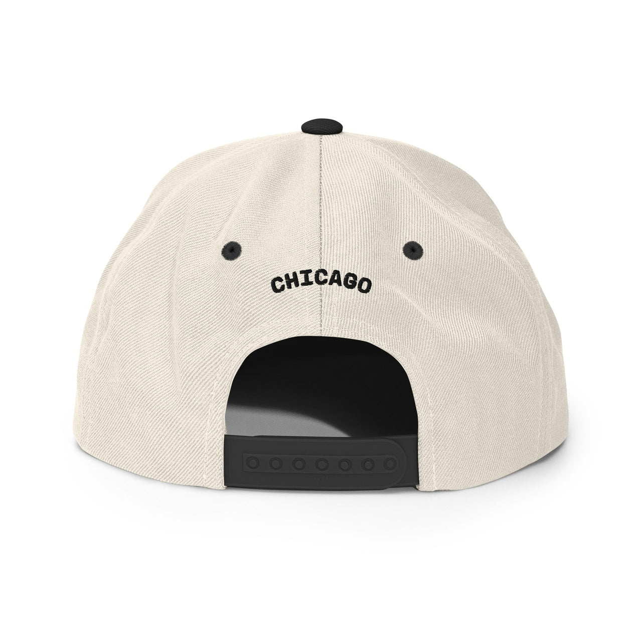 Garcia's Chicago Embroidered Natural Snapback Hat