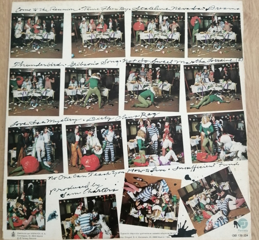 Country Joe & The Fish – Reunion – Back Cover – Relix – 1081x1000px