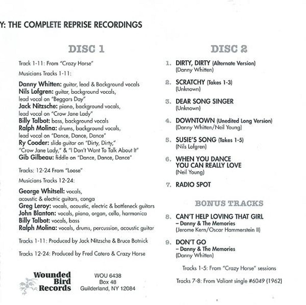 Crazy Horse – Scratchy: Complete Reprise Recordings – Image – Relix – 1005x1000px