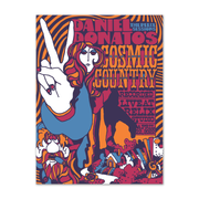 Daniel Donato’s Cosmic Country The Relix Session Orange Edition poster featuring Western psychedelic artwork in warm tones