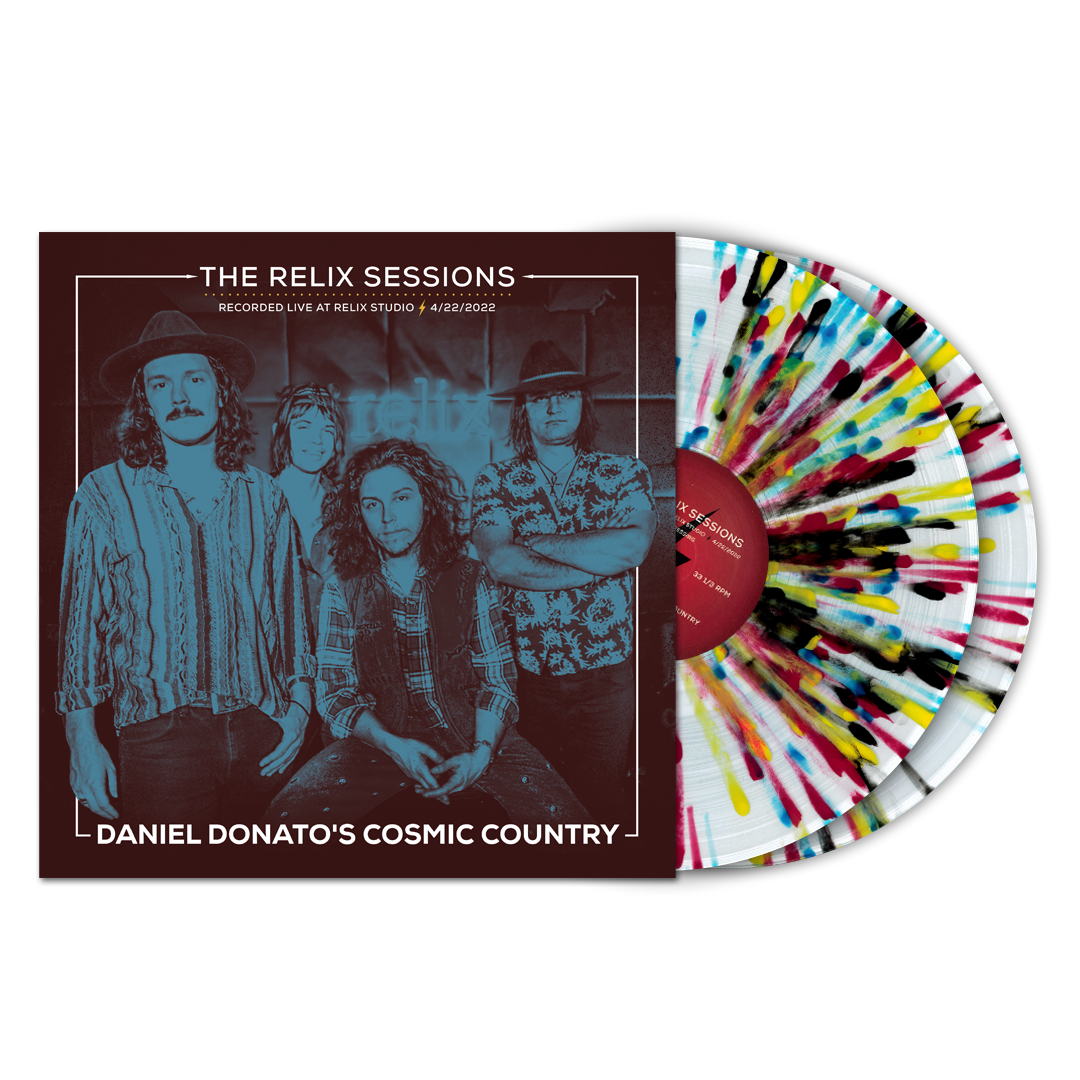 Daniel Donato's Cosmic Country - The Relix Session (Limited Edition 2-LP Cosmic Tie-Dye Vinyl + Red Poster Bundle)