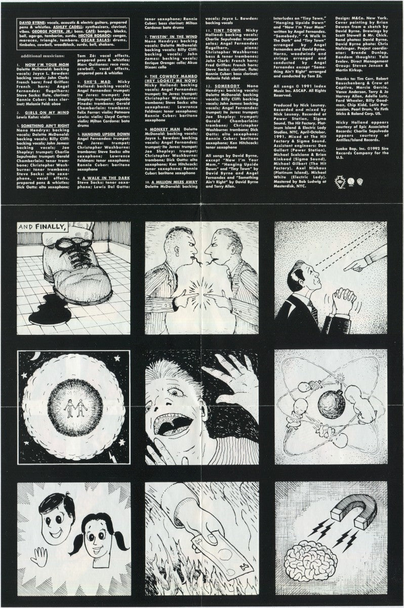 David Byrne – Uh-Oh – Gatefold – Relix – 1200x1200px