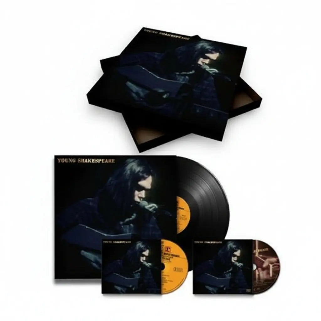 Neil Young - Young Shakespeare (4-LP + 4-CD + DVD Deluxe Box Set Vinyl) ShopTime Music & Media