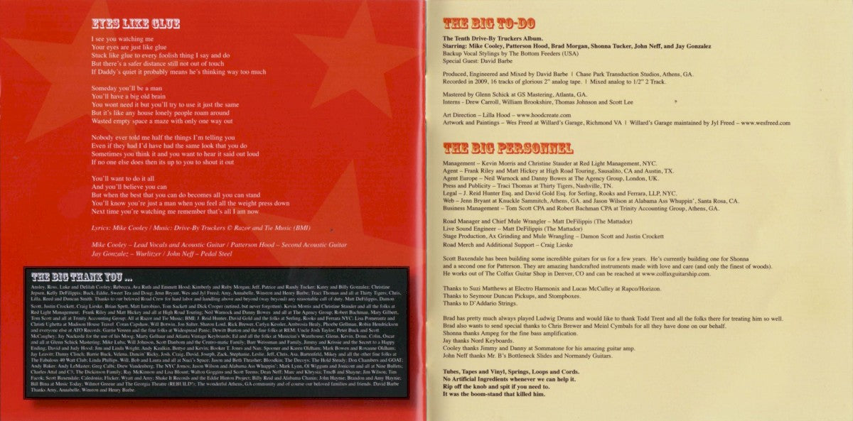 Drive-By Truckers – Big To-Do – Gatefold – Relix – 1200x1200px