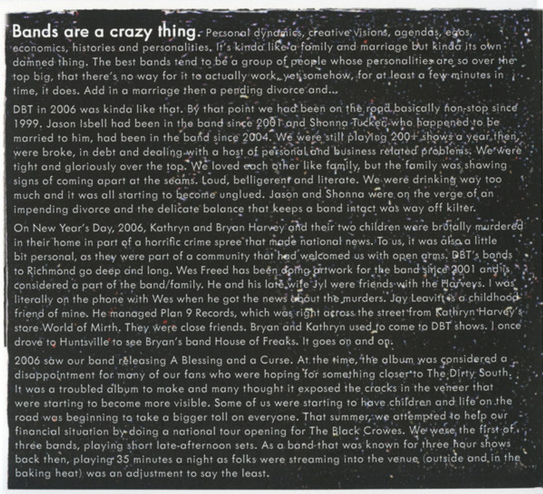 Drive-By Truckers – Plan 9 Records July 13, 2006 – Back Cover – Relix – 1099x1000px