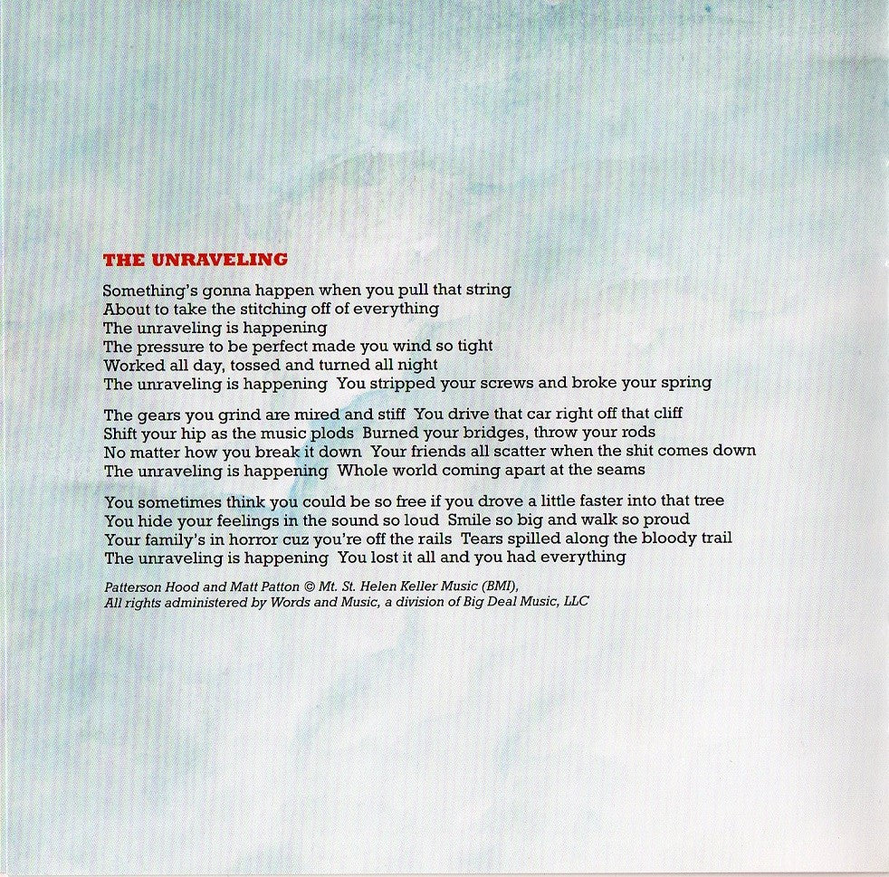 Drive-By Truckers – The New Ok – Gatefold – Relix – 1200x1200px