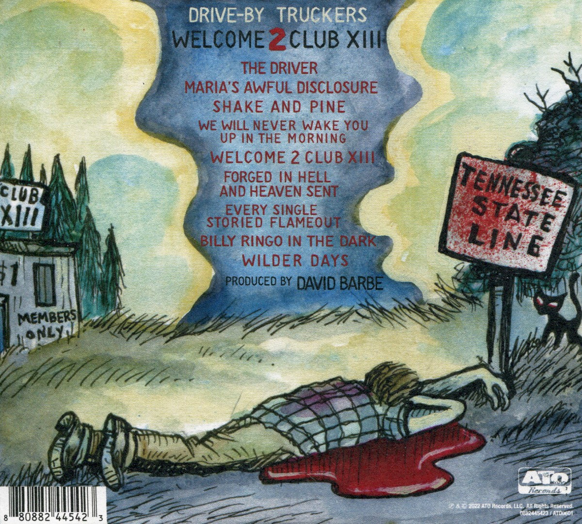 Drive-By Truckers – Welcome 2 Club XIII – Back Cover – Relix – 1200x1200px