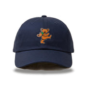 Orange Bear Dad Hat in Navy — Officially licensed Grateful Dead Hat from Relix