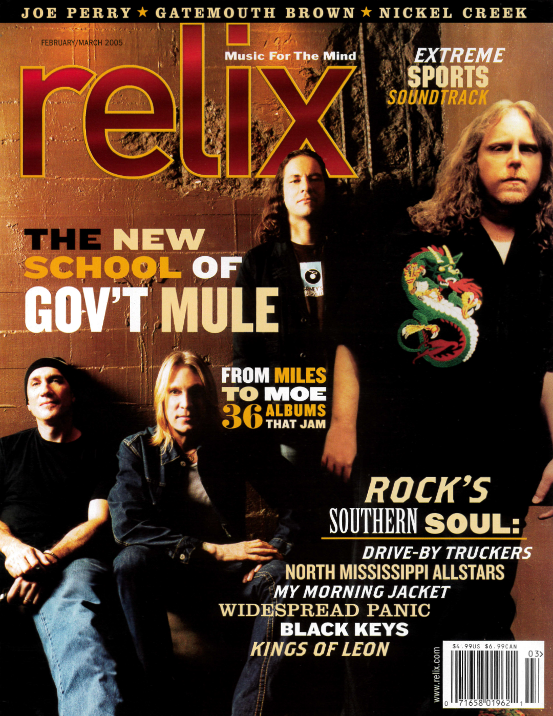 Gov’t Mule - February/March 2005 Relix Issue