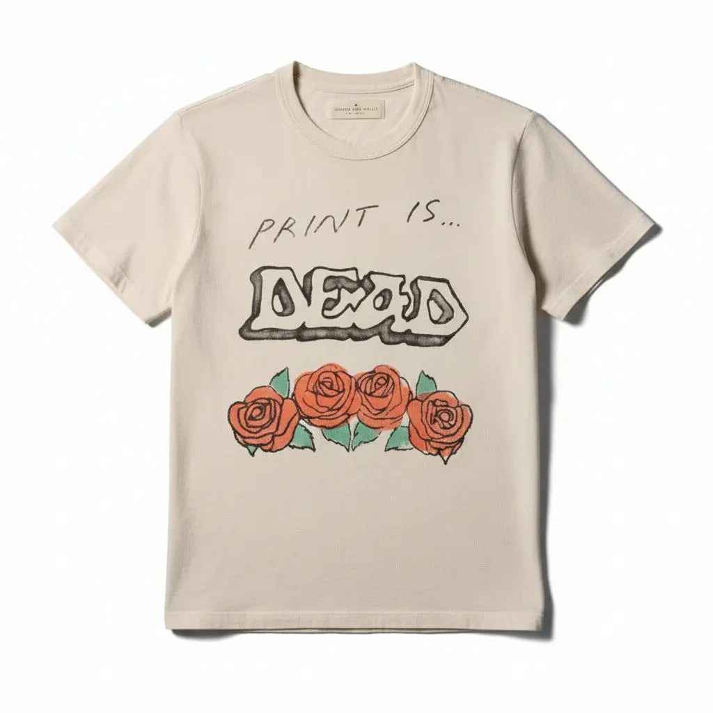 print is dead T-Shirt by imogene + willie relix.shop