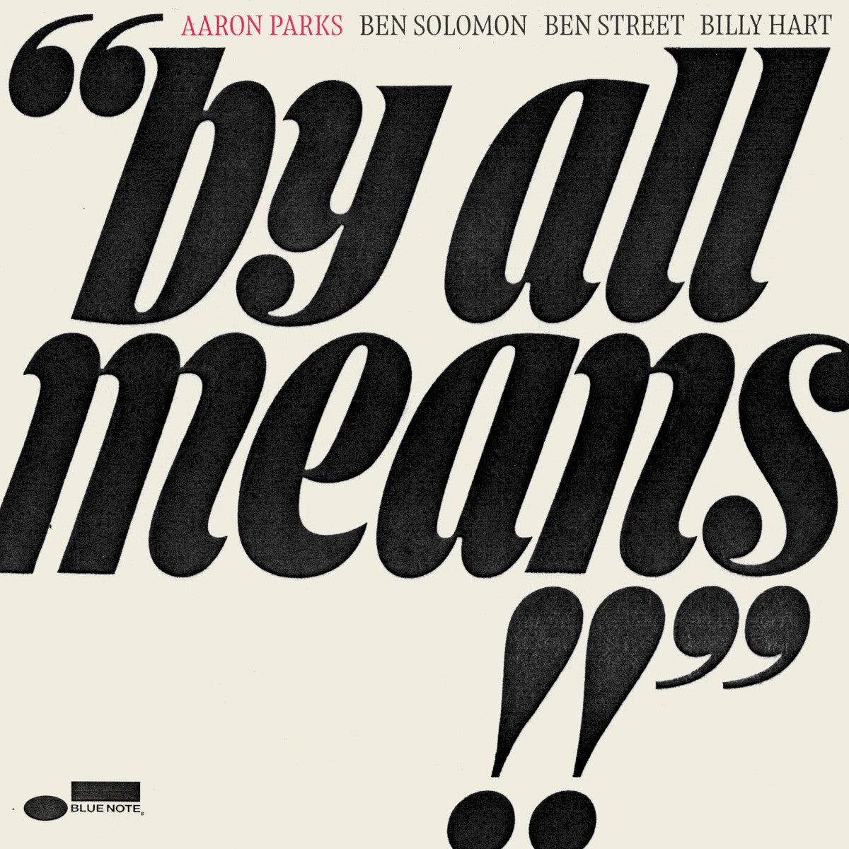 Front Cover: Aaron Parks – By All Means Vinyl LP | Relix