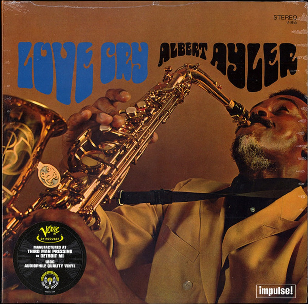 Front Cover: Albert Ayler – Love Cry (Verve By Request Series LP Vinyl) Vinyl LP | Relix