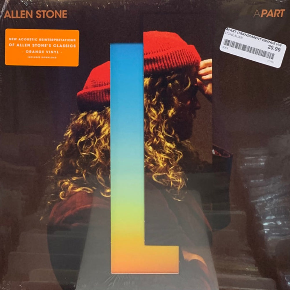 Front Cover: Allen Stone – APART (Translucent Orange LP Vinyl) Vinyl LP | Relix