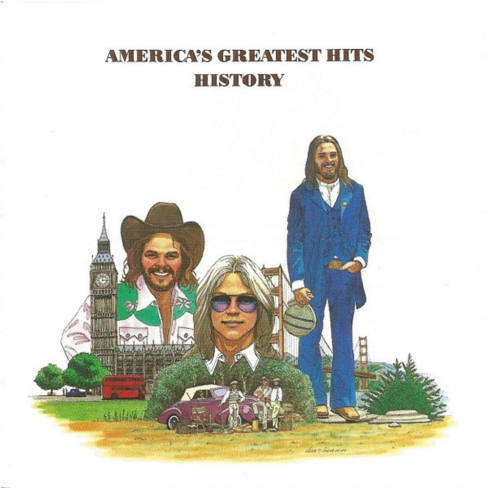 Front Cover: America – History-America's Greatest Hits CD | Relix